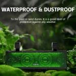 UTV/ATV 17" Bluetooth Sound Bar 4 Speaker Amplified Audio Waterproof with Multi-color Lighting for Golfcart Can Am - Image 3