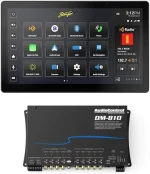 Stinger HORIZON12 12.8″ Universal Car Stereo 1080p Full HD Vertical Tesla-Style or Horizontal Touchscreen Radio + DM-810 8×10 Channel Matrix Digital Signal Processor (DSP)