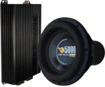 Critical Mass car Amplifier CM-RA2000S + UL12 The Perfect Subwoofer Car Audio Award-Winning 2500Watt RMS Dual 1.5 ohm 12″ Subwoofer Super-subwoofer (UL12 Subwoofer + 2000W RMS Amplifier)